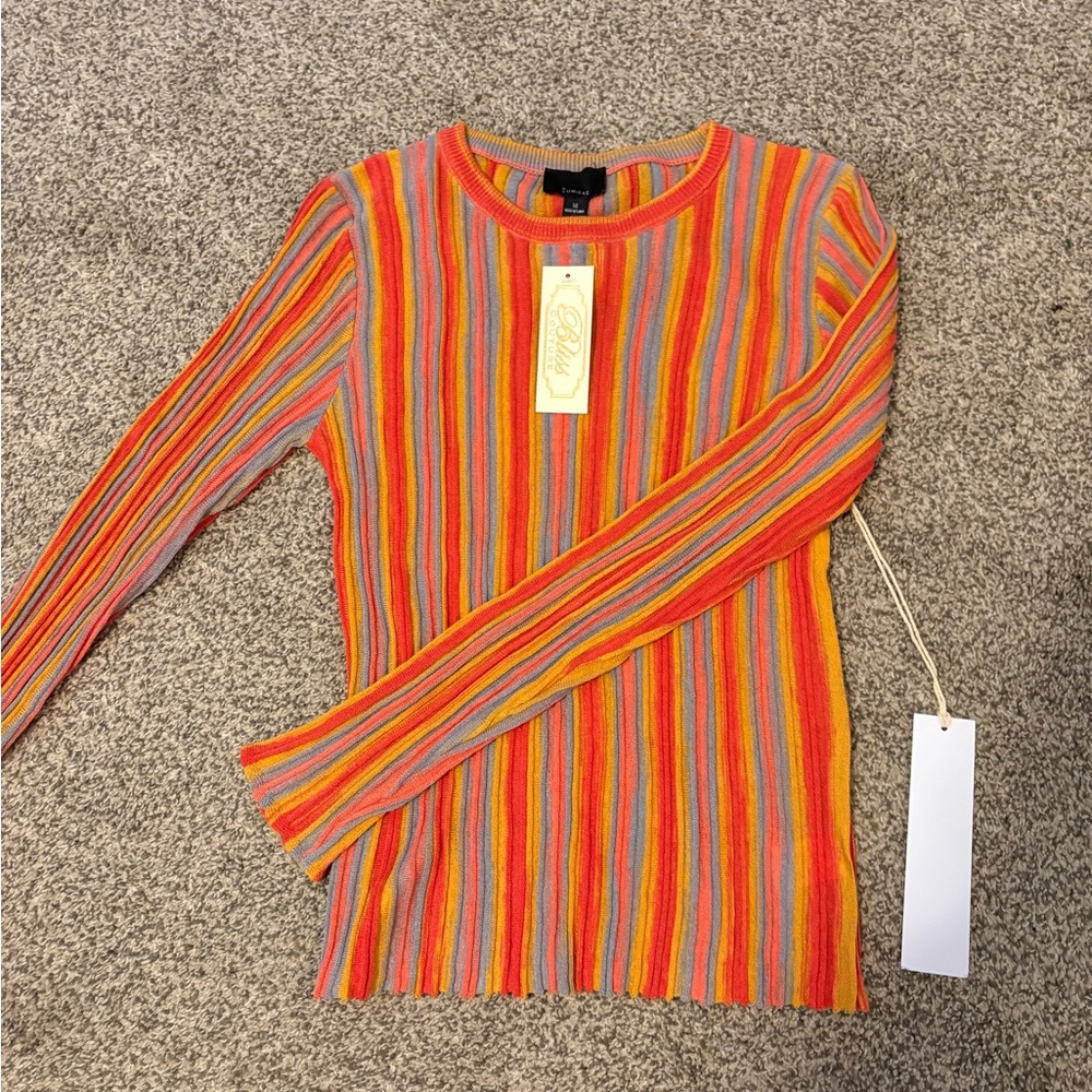 Colorful stripped top